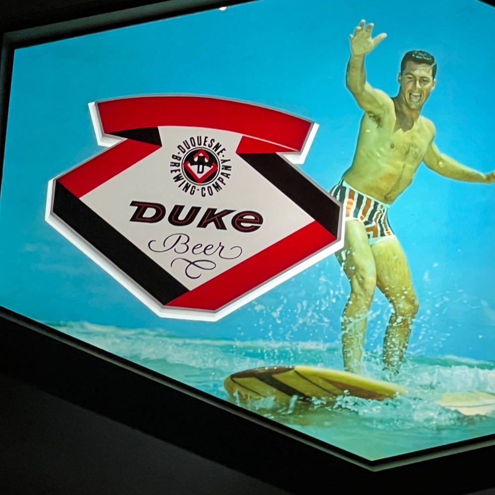 Duke Illuminated Transparency Sign Surfer Motif - Picture 10 of 11